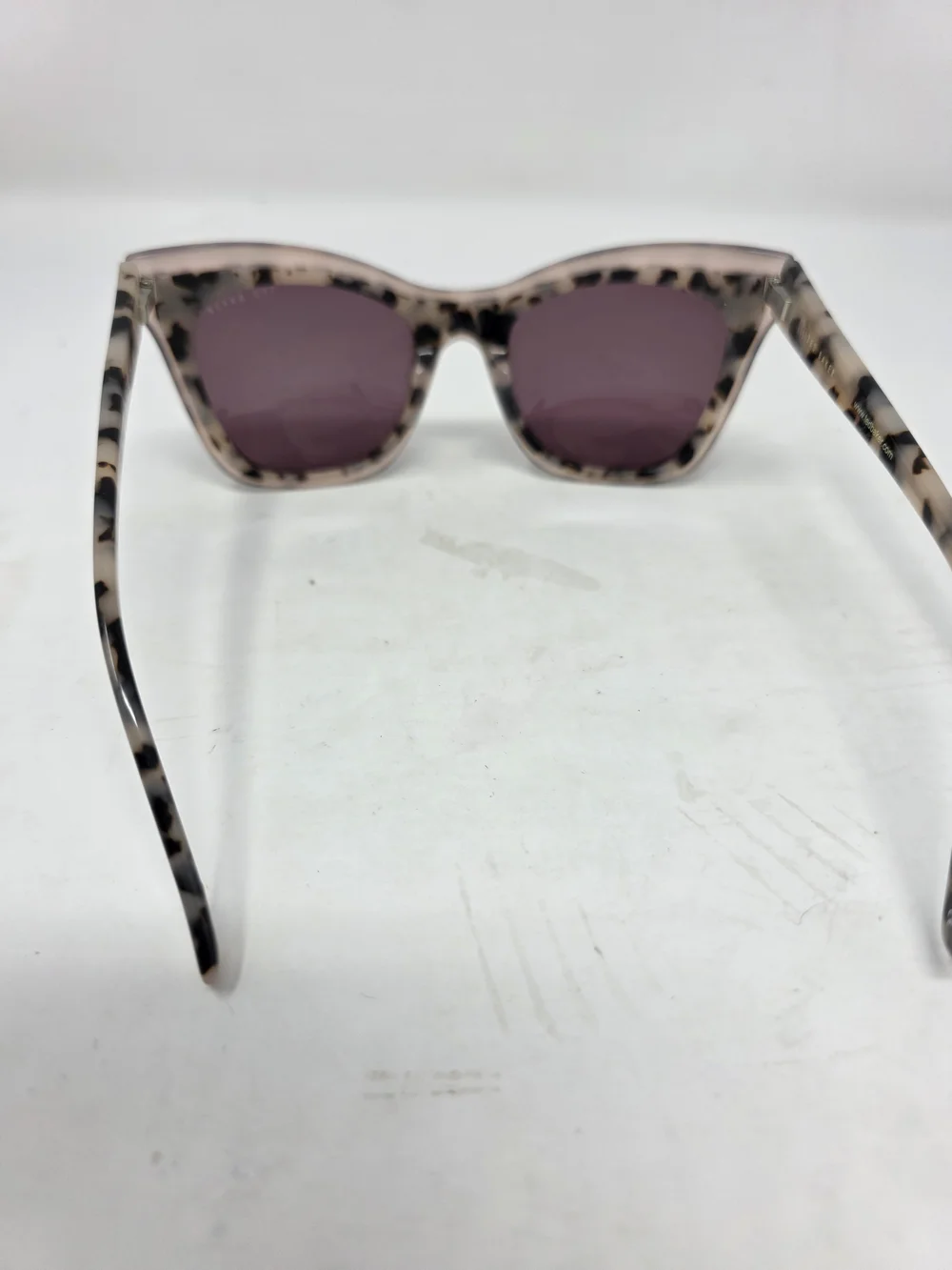 ​Ted Baker London Women's Pink Tortoise Shell Cat Eye Sunglasses